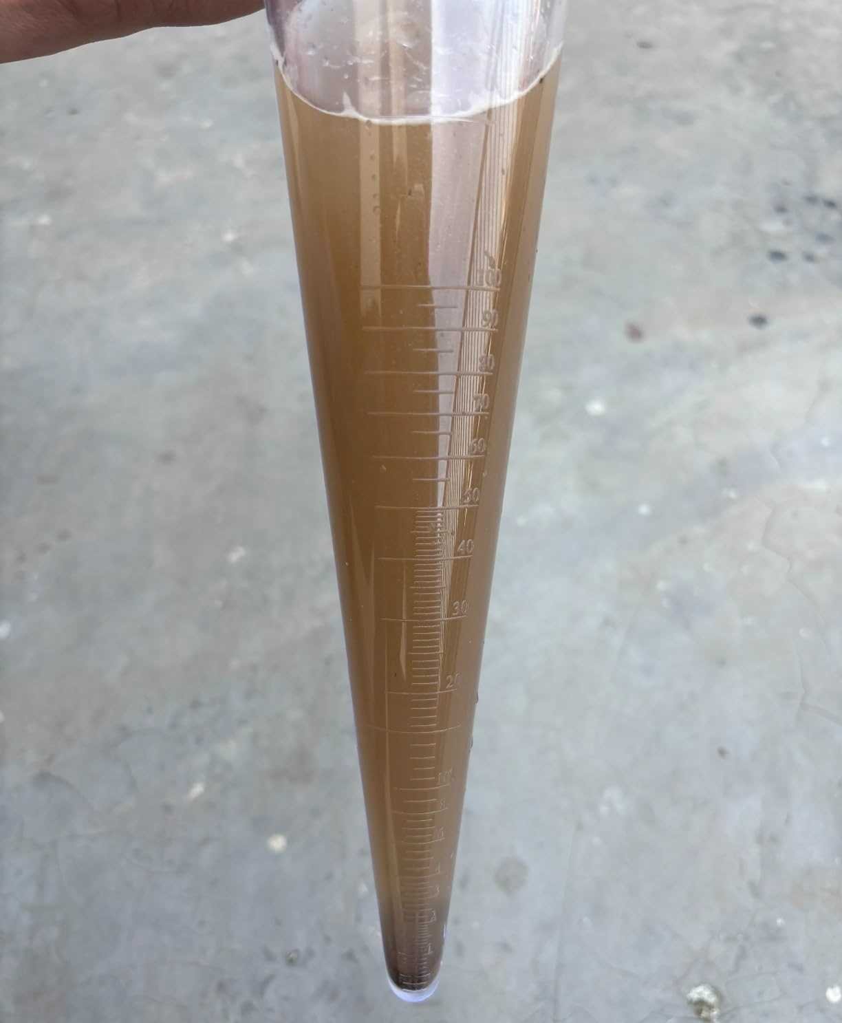 Imhoff Cone for Sedimentation and Biofloc test for Aquarium, Fish Farming, Wastewater sludge volume test Research and Educational purposes 1000 ml