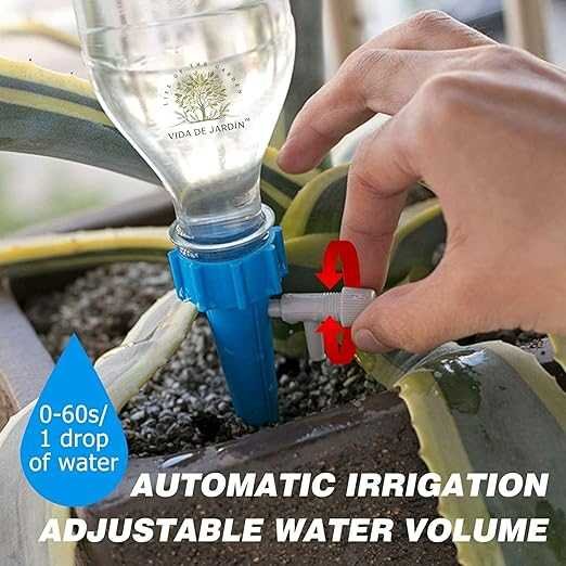 Self-Watering Spikes, Drip Spikes for Plants, Home Garden, Automatic Plant Watering Devices ( 5 pcs)