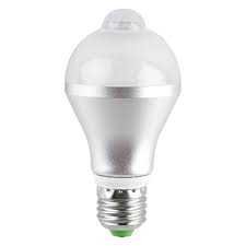Human Body Sensor Light Bulb Led Sensor Light Bulb 15 Watt  AC-85-265V